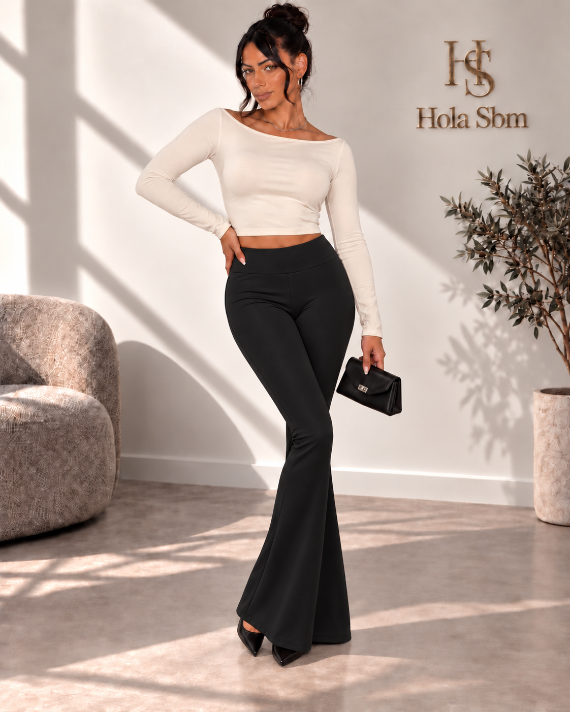 Leggings Selvya Nero
